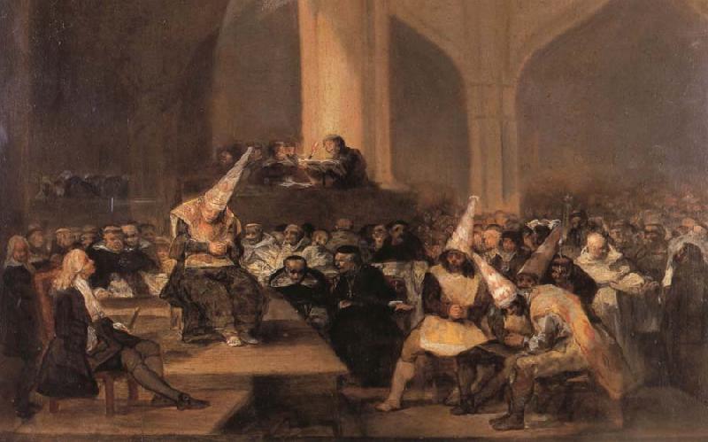 Francisco Goya Inquisition Scene oil painting picture